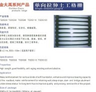 單向拉伸土工格柵