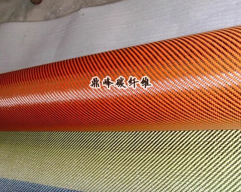 彩色芳綸碳纖維混編布